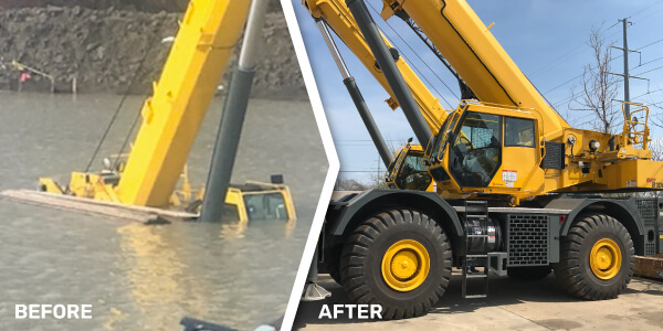 Remanufacturing before & after